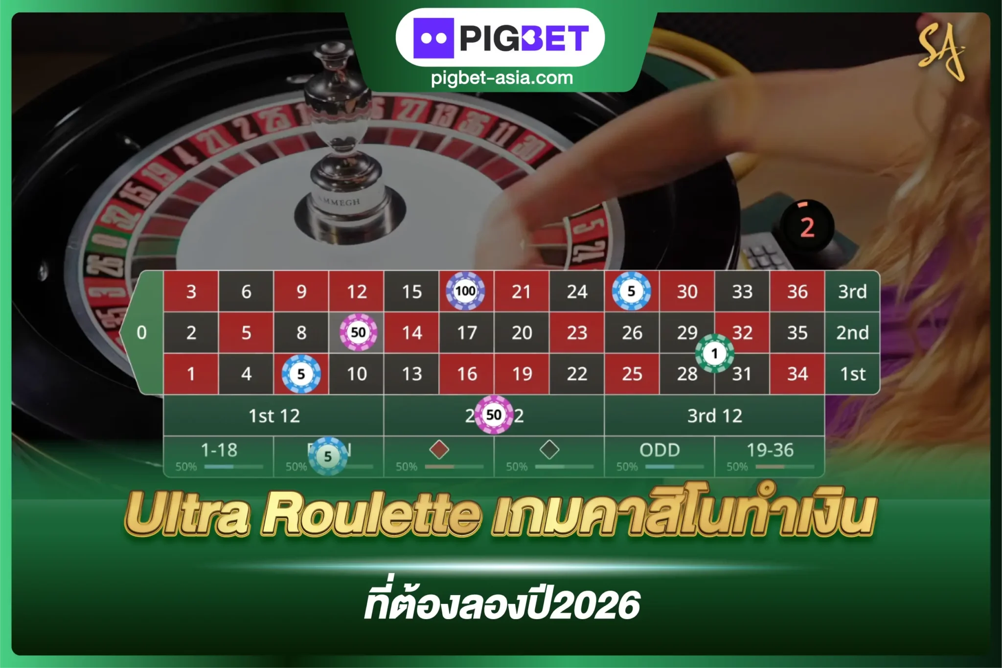 Ultra Roulette เกมคาสิโนทำเงิน ที่ต้องลองปี2026